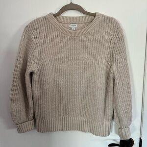 J Crew 100% Cotton Knit Crew Neck Sweater